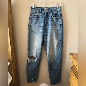 Zara ripped jeans